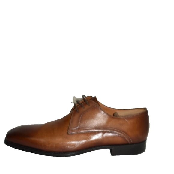 New! Magnanni Men's Monty Oxford Tabaco Leather Shoes Size 12 US DD489 25766